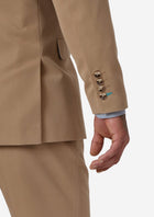 Astor Camel Cotton Suit - SARTORO841