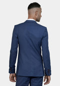 Astor Deep Blue Crosshatch Suit - SARTORO