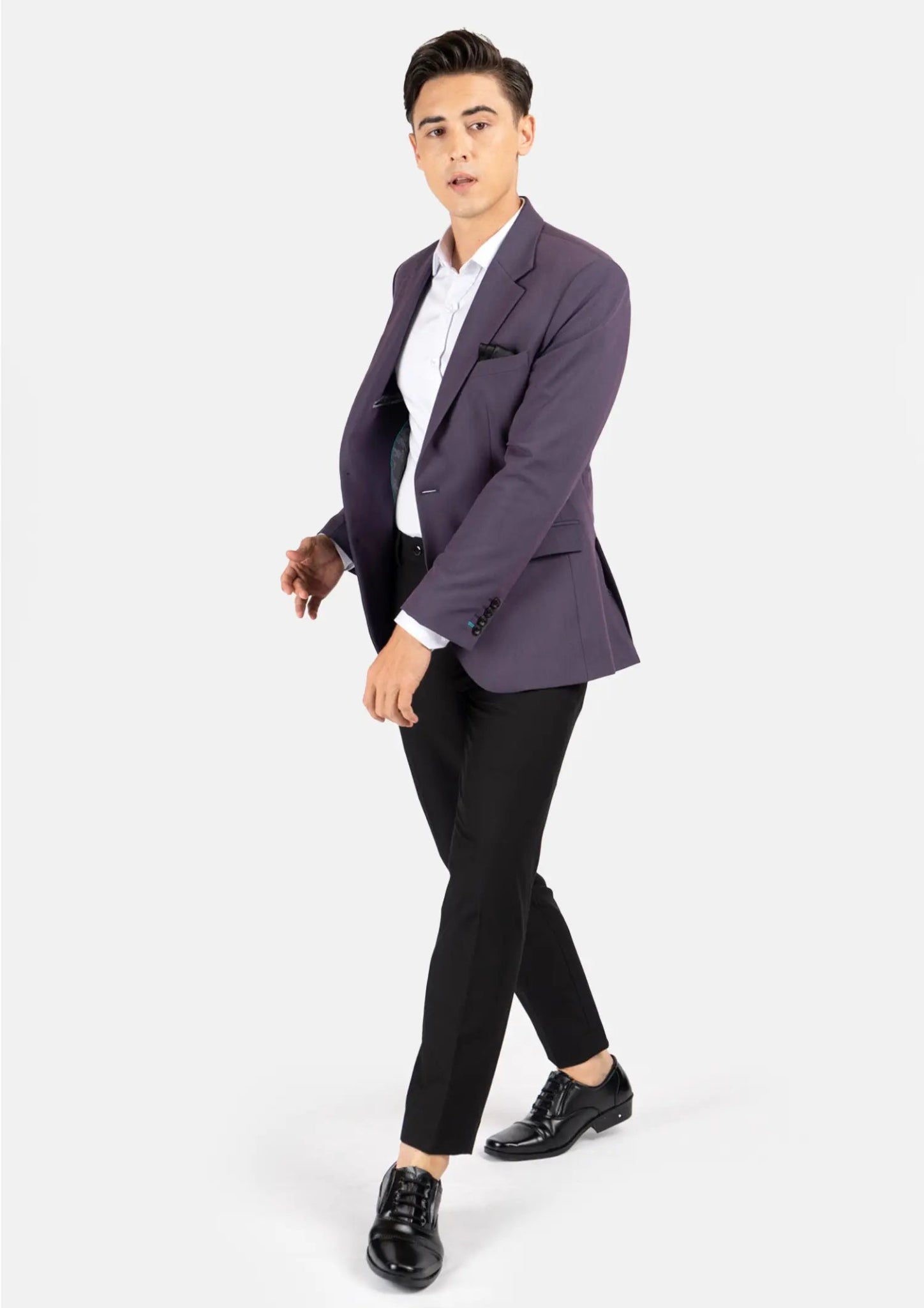 Astor Eminence Purple Stretch Jacket - SARTORO