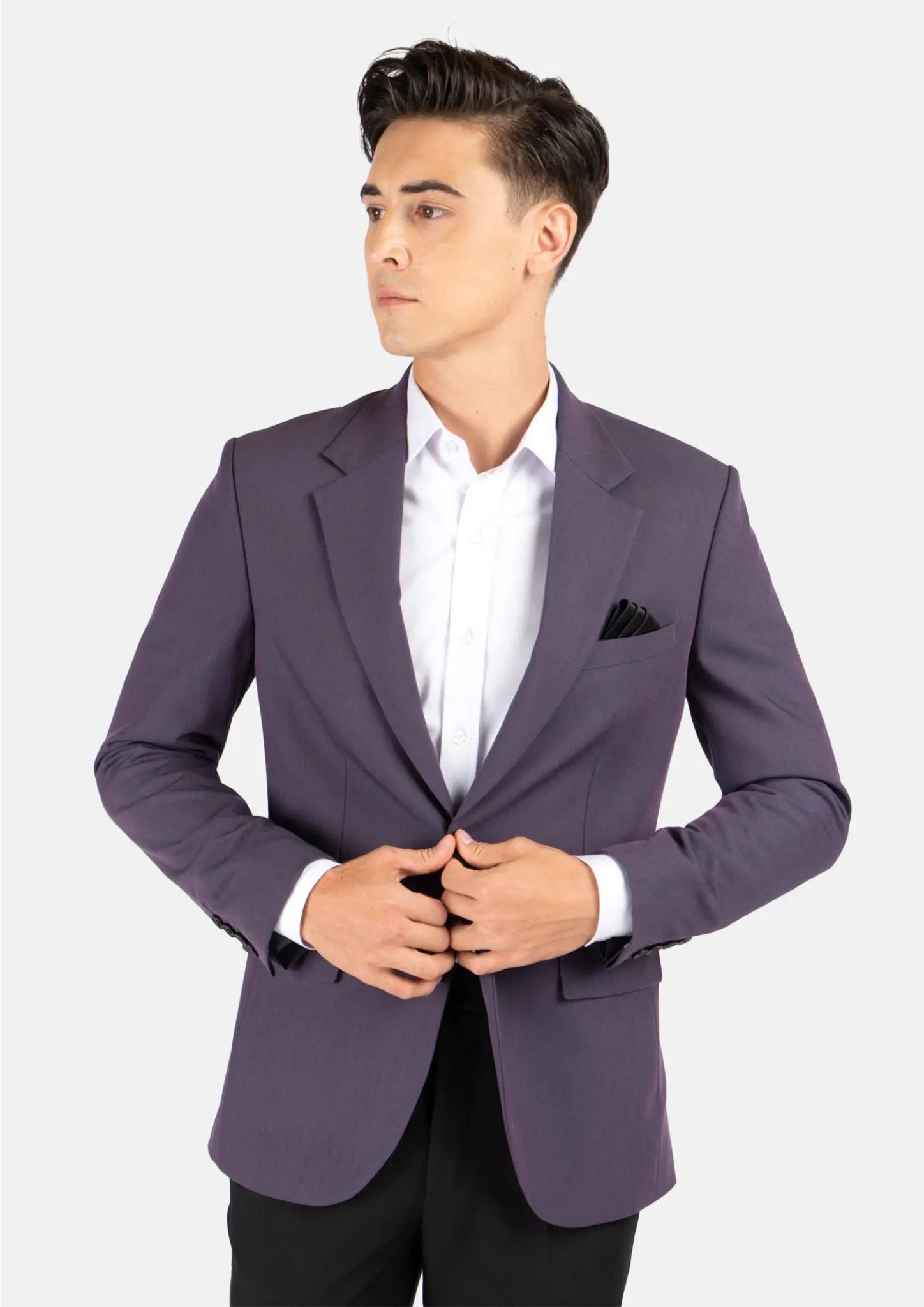 Astor Eminence Purple Stretch Jacket - SARTORO