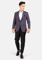Astor Eminence Purple Stretch Jacket - SARTORO139
