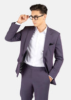 Astor Eminence Purple Stretch Suit - SARTORO566