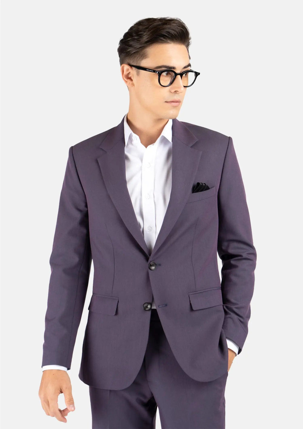 Eminence Purple Stretch Suit337