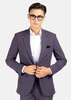 Astor Eminence Purple Stretch Suit - SARTORO107