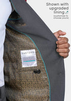 Astor Grey Charcoal Crosshatch Jacket - SARTORO398