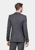 Astor Grey Charcoal Crosshatch Suit - SARTORO