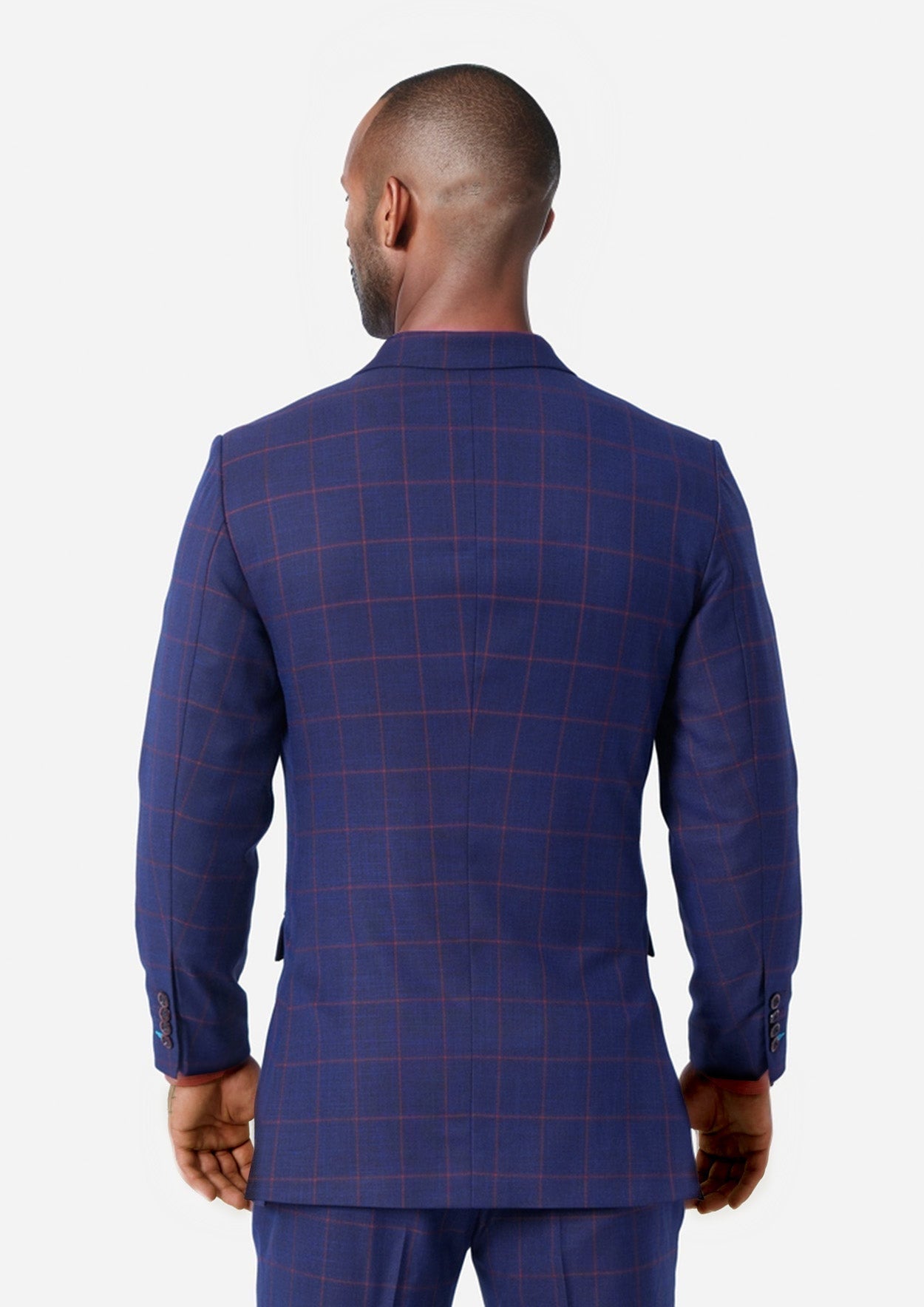 Astor Indigo Blue Windowpane Suit - SARTORO