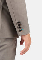 Astor Light Brown Sharkskin Suit - SARTORO924