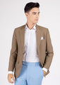 Astor Light Brown Stretch Jacket - SARTORO