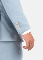 Astor Maya Blue Linen Jacket - SARTORO991