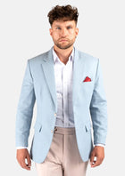 Astor Maya Blue Linen Jacket - SARTORO316