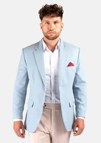 Astor Maya Blue Linen Jacket - SARTORO