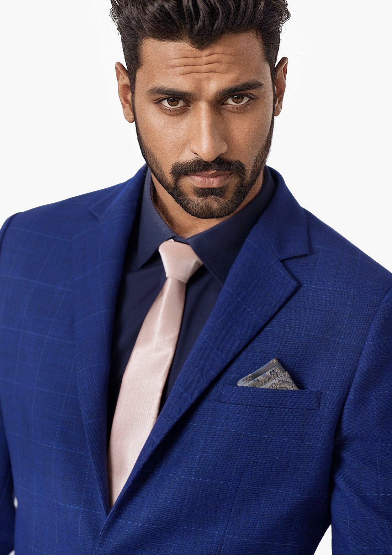 Astor Regal Blue Windowpane Jacket - SARTORO