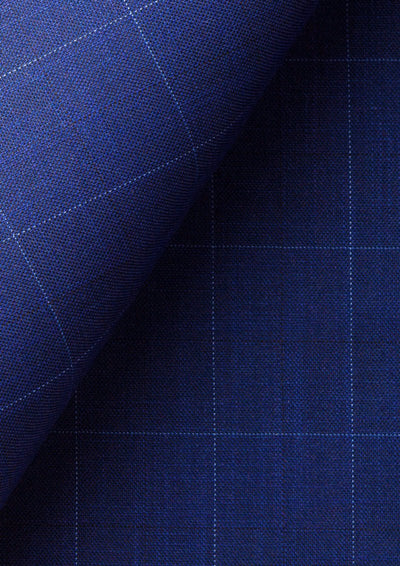 Astor Regal Blue Windowpane Jacket - SARTORO