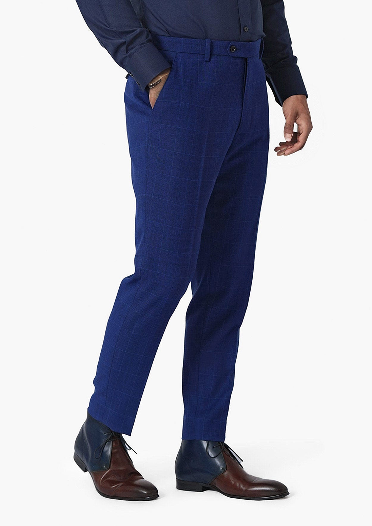 Astor Regal Blue Windowpane Suit - SARTORO