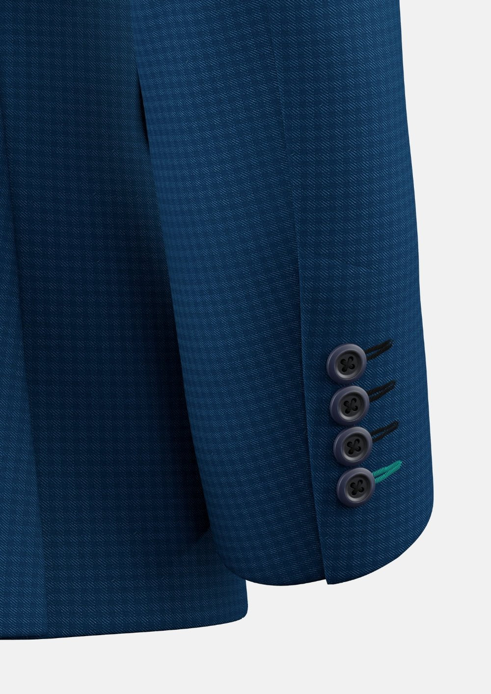Astor Royal Blue Microcheck Jacket - SARTORO