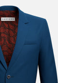 Astor Royal Blue Microcheck Jacket - SARTORO