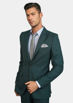 Astor Sacramento Green Sharkskin Suit