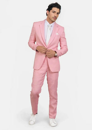 Salmon pink suit jacket hot sale