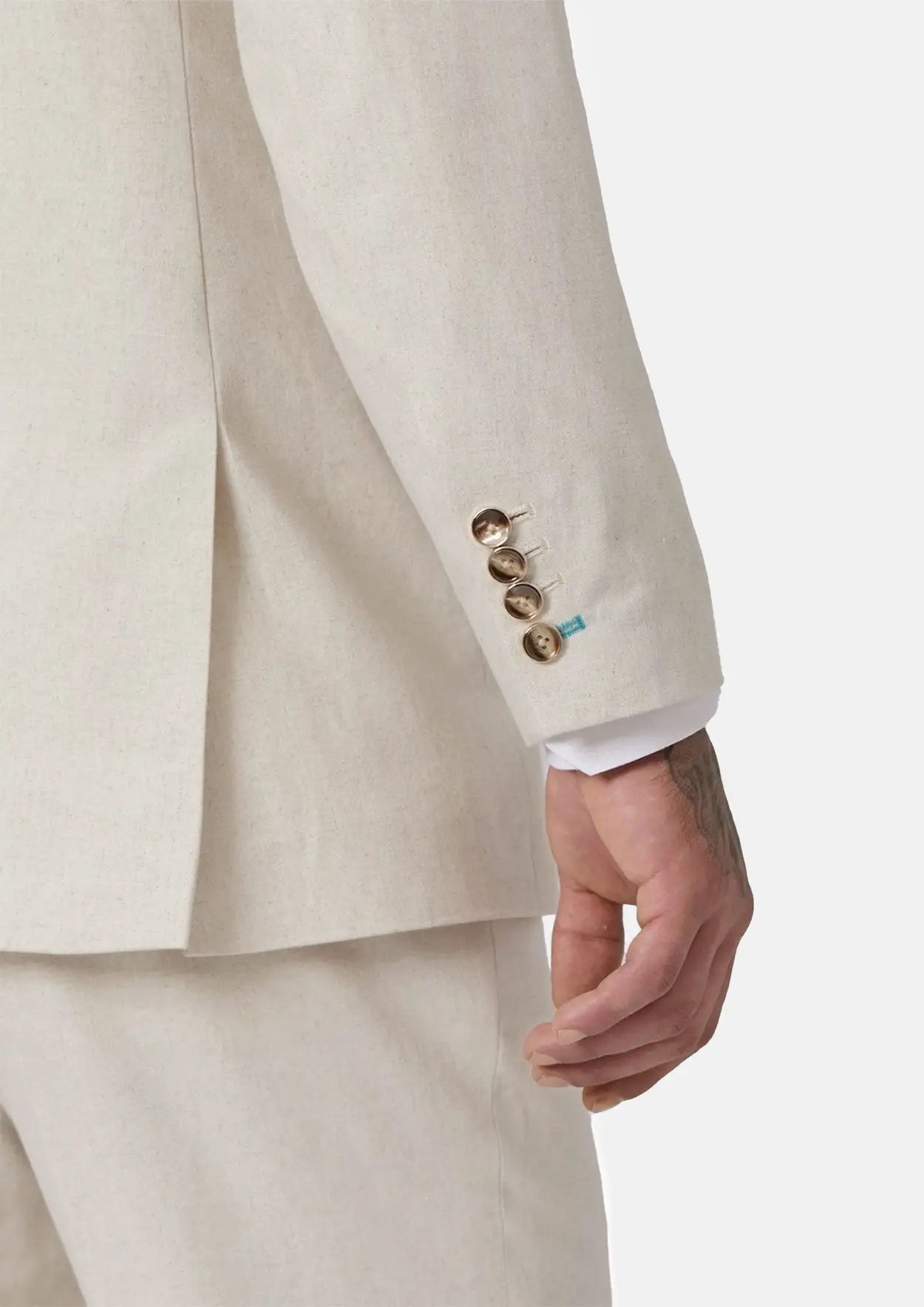 Astor Sand Linen Jacket - SARTORO