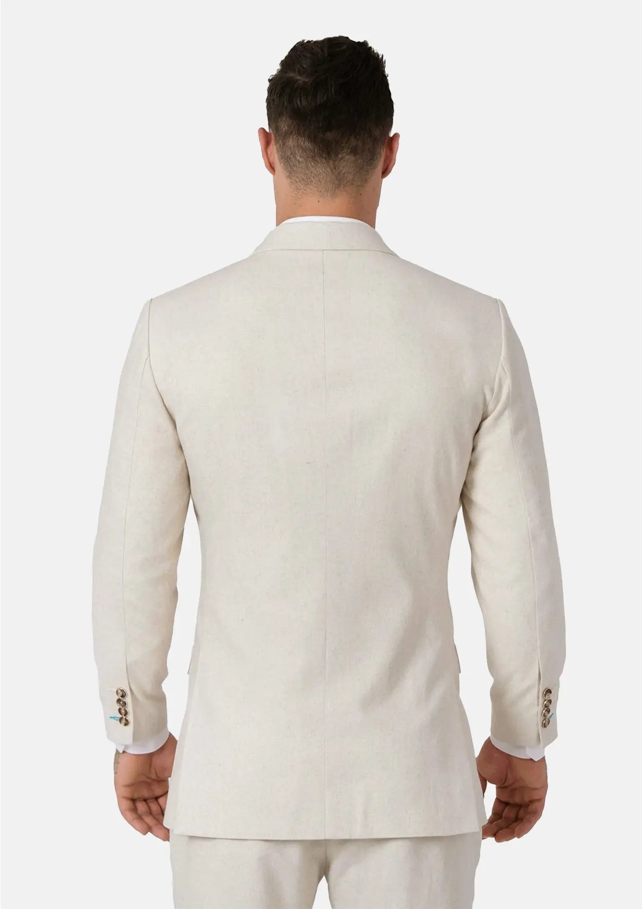 Astor Sand Linen Jacket - SARTORO
