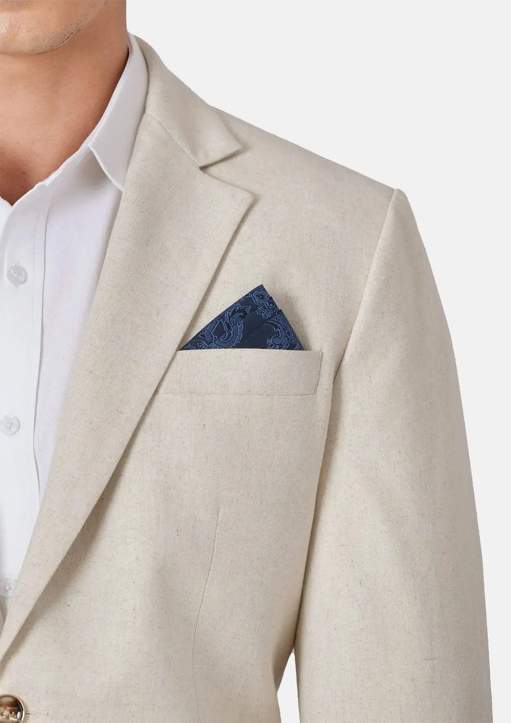 Astor Sand Linen Jacket - SARTORO