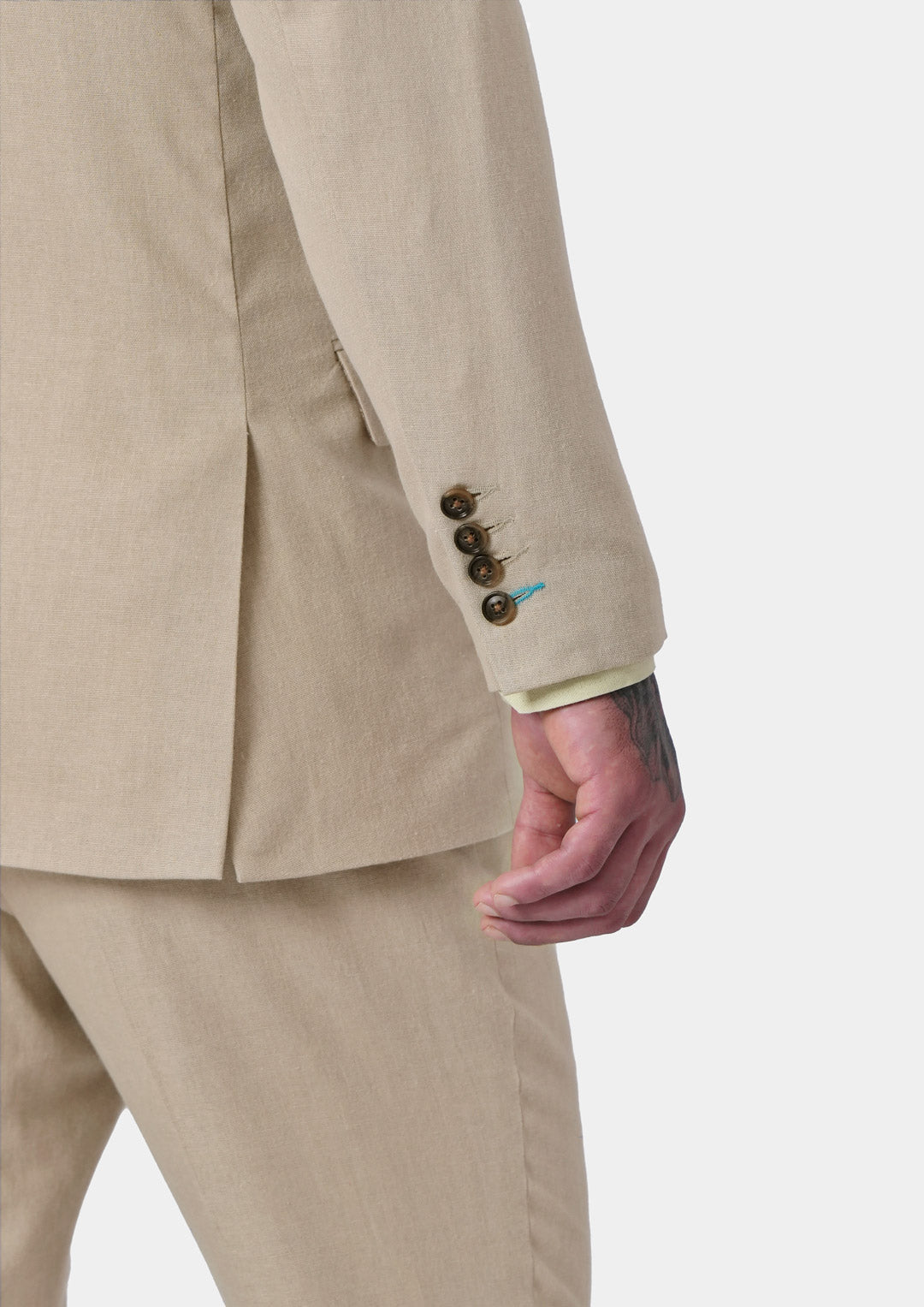 Astor Simply Taupe Linen Suit - SARTORO