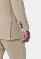 Astor Simply Taupe Linen Suit - SARTORO573
