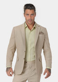 Astor Simply Taupe Linen Suit - SARTORO