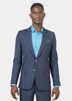 Astor Slate Grey Twill Jacket - SARTORO523