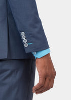 Astor Slate Grey Twill Jacket - SARTORO148