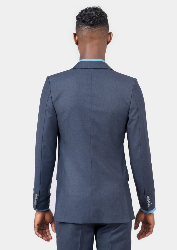 Astor Slate Grey Twill Suit - SARTORO