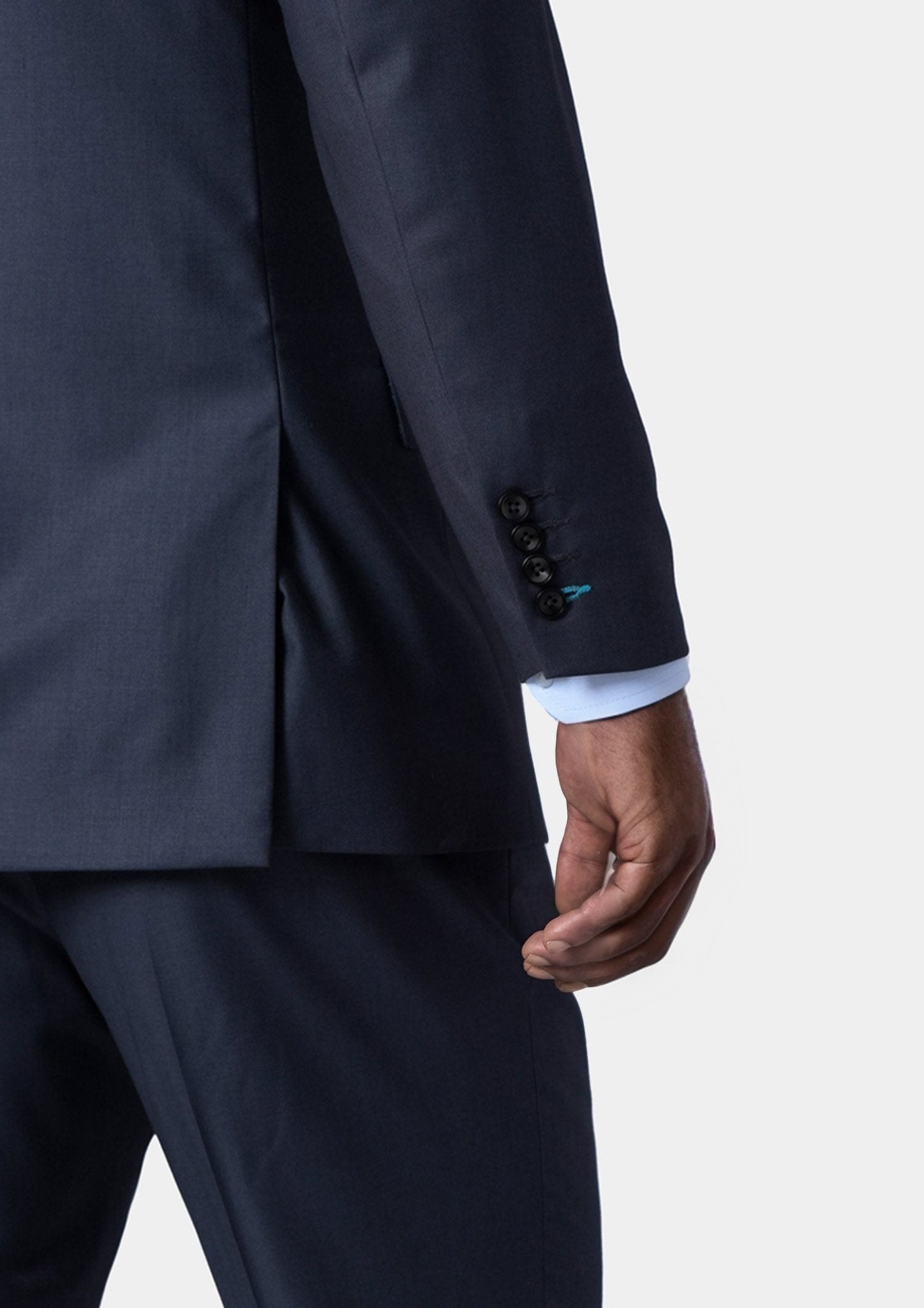 Astor Steel Grey Twill Suit - SARTORO