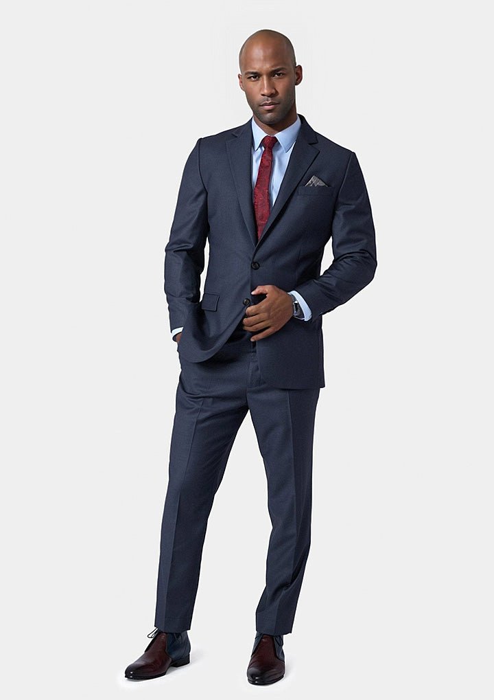 Astor Steel Grey Twill Suit - SARTORO