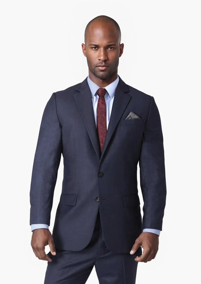 Astor Steel Grey Twill Suit - SARTORO
