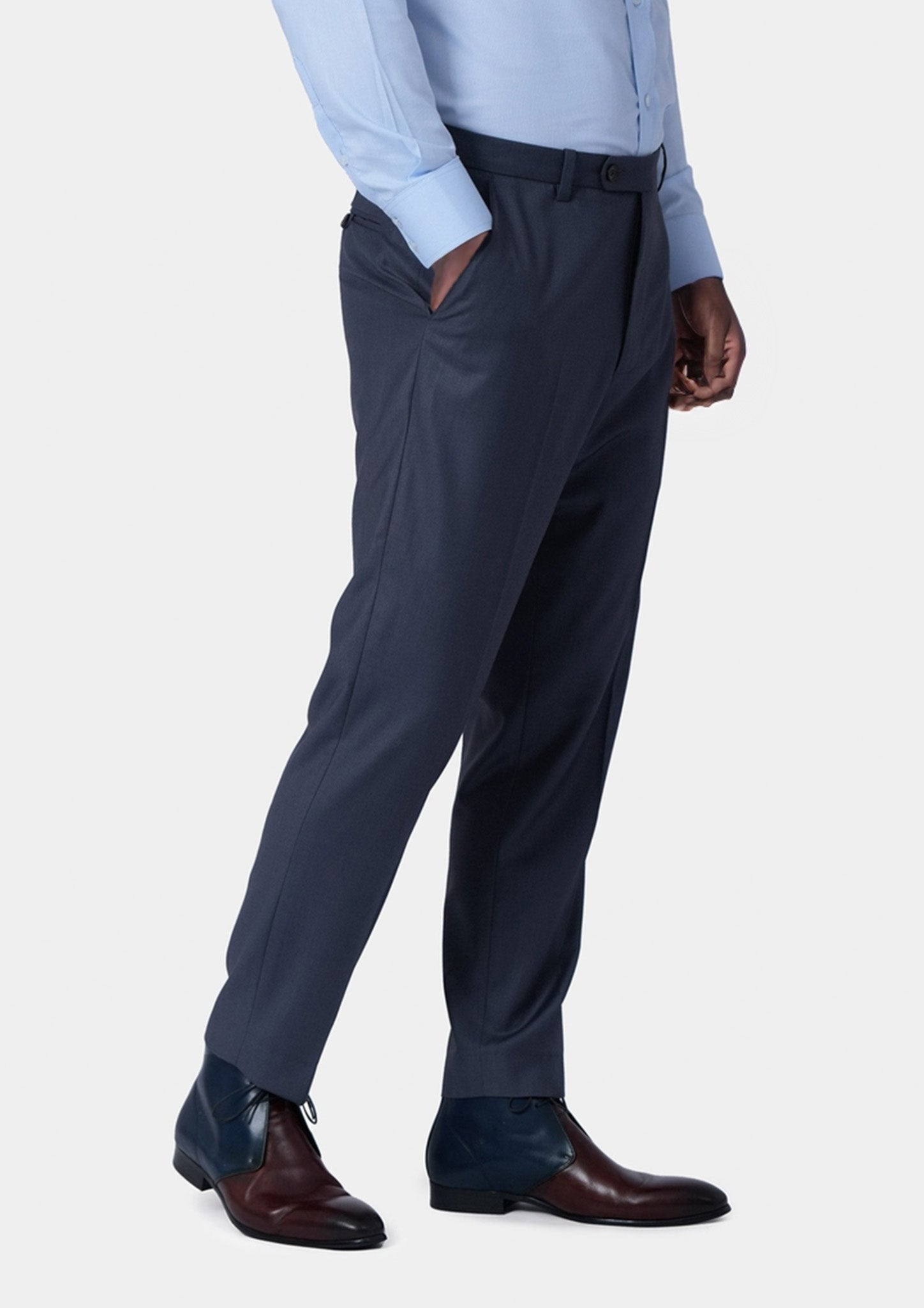 Astor Steel Grey Twill Suit - SARTORO