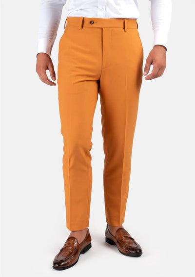 Orange sales stretch pants