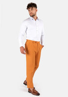 Baby Mustard Stretch Pants - SARTORO408