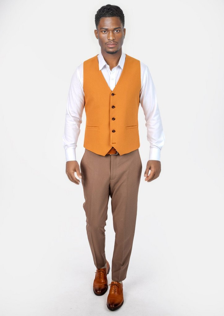Baby Mustard Vest - SARTORO652
