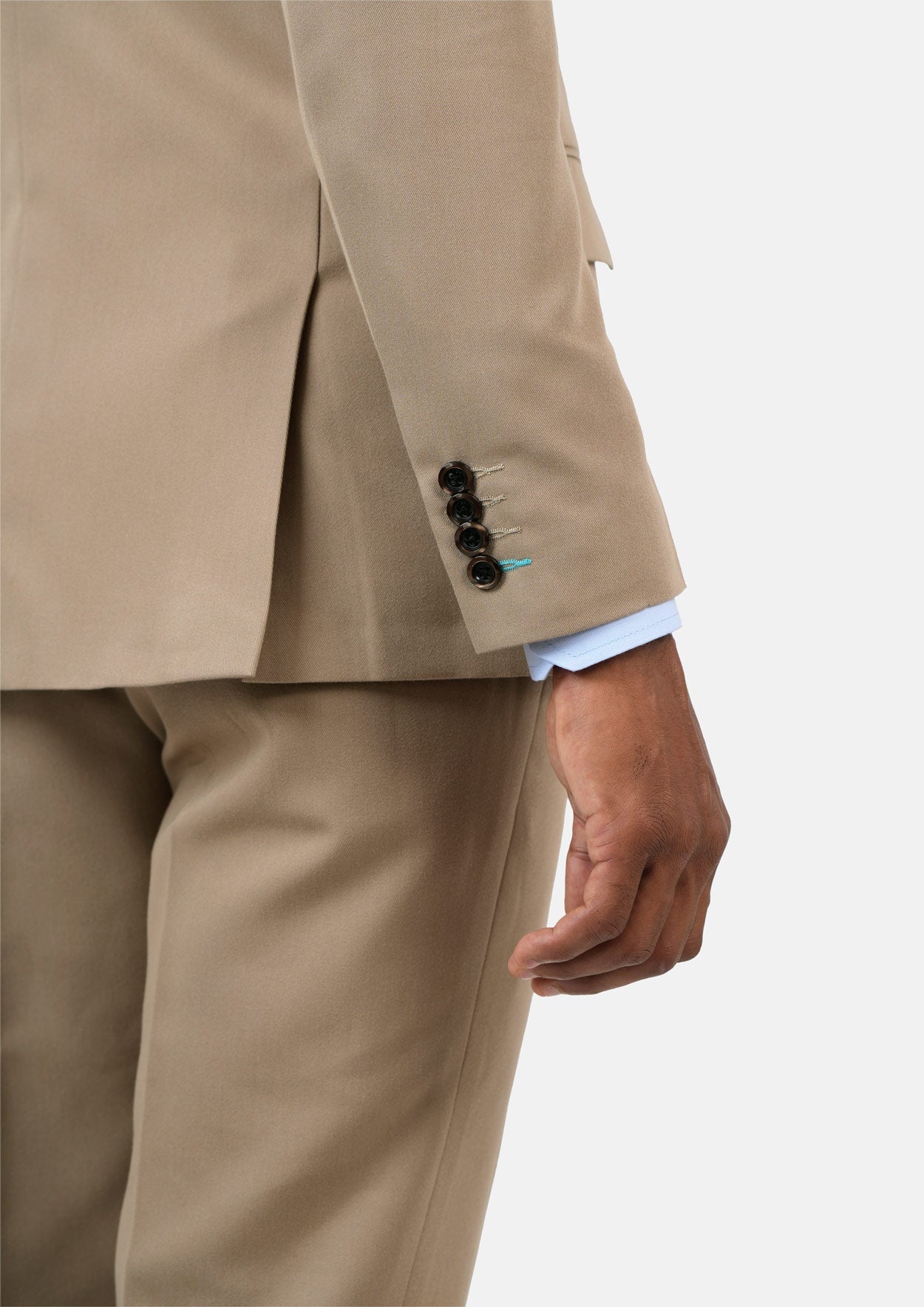 Beekman Khaki Cotton Jacket - SARTORO