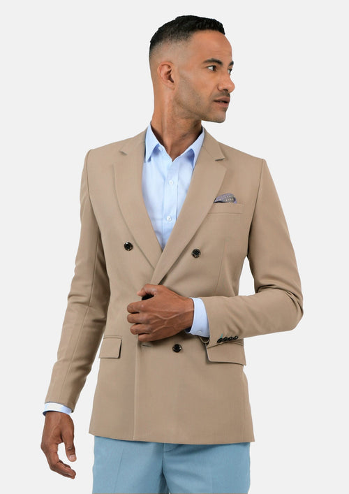 Beekman Khaki Cotton Jacket - SARTORO