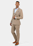 Beekman Khaki Cotton Suit - SARTORO241