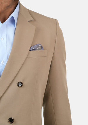 Beekman Khaki Cotton Suit - SARTORO