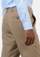 Beekman Khaki Cotton Suit - SARTORO109