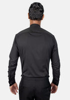 Black Bamboo Tuxedo Shirt - SARTORO188
