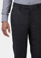 Black Check Pants - SARTORO147