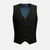 Black Check Vest - SARTORO
