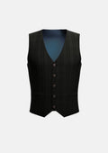 Black Check Vest - SARTORO