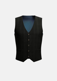 Black Check Vest