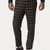 Black & Gold Check Pants - SARTORO